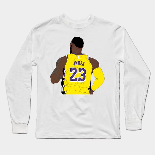 Lebron James Long Sleeve T-Shirt by Oralepinz 